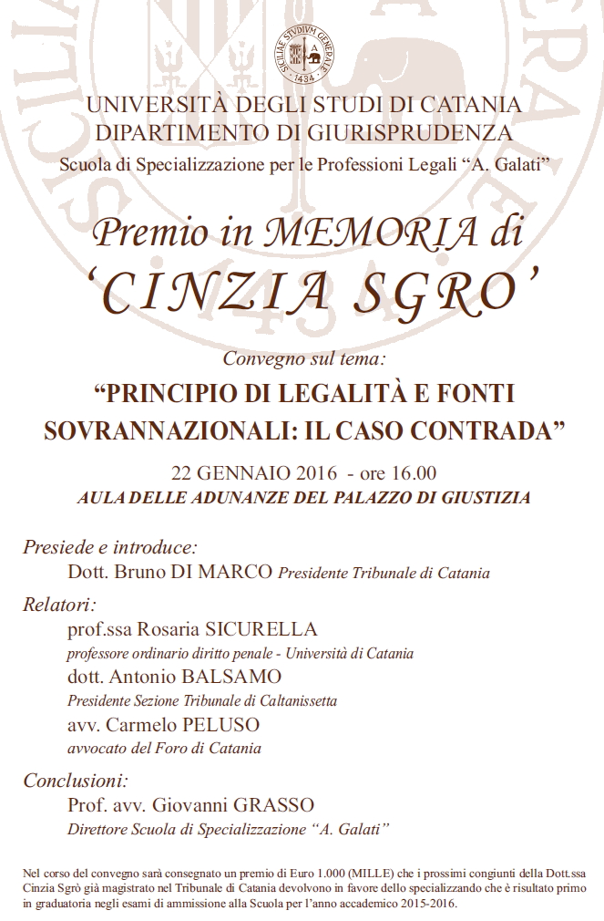 Locandina convegno