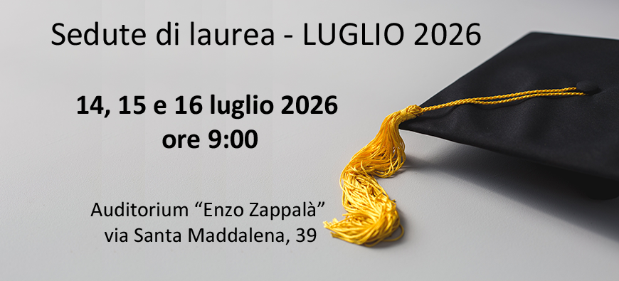 Lauree luglio 2026